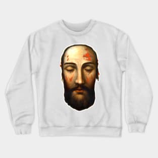 The Holy Face of Jesus Christ suffering martyrdom Crewneck Sweatshirt